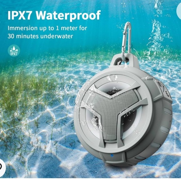 EBODA Bluetooth Speaker Waterproof Portable HD Sound Wireless Stereo LED Light - Picture 6 of 11